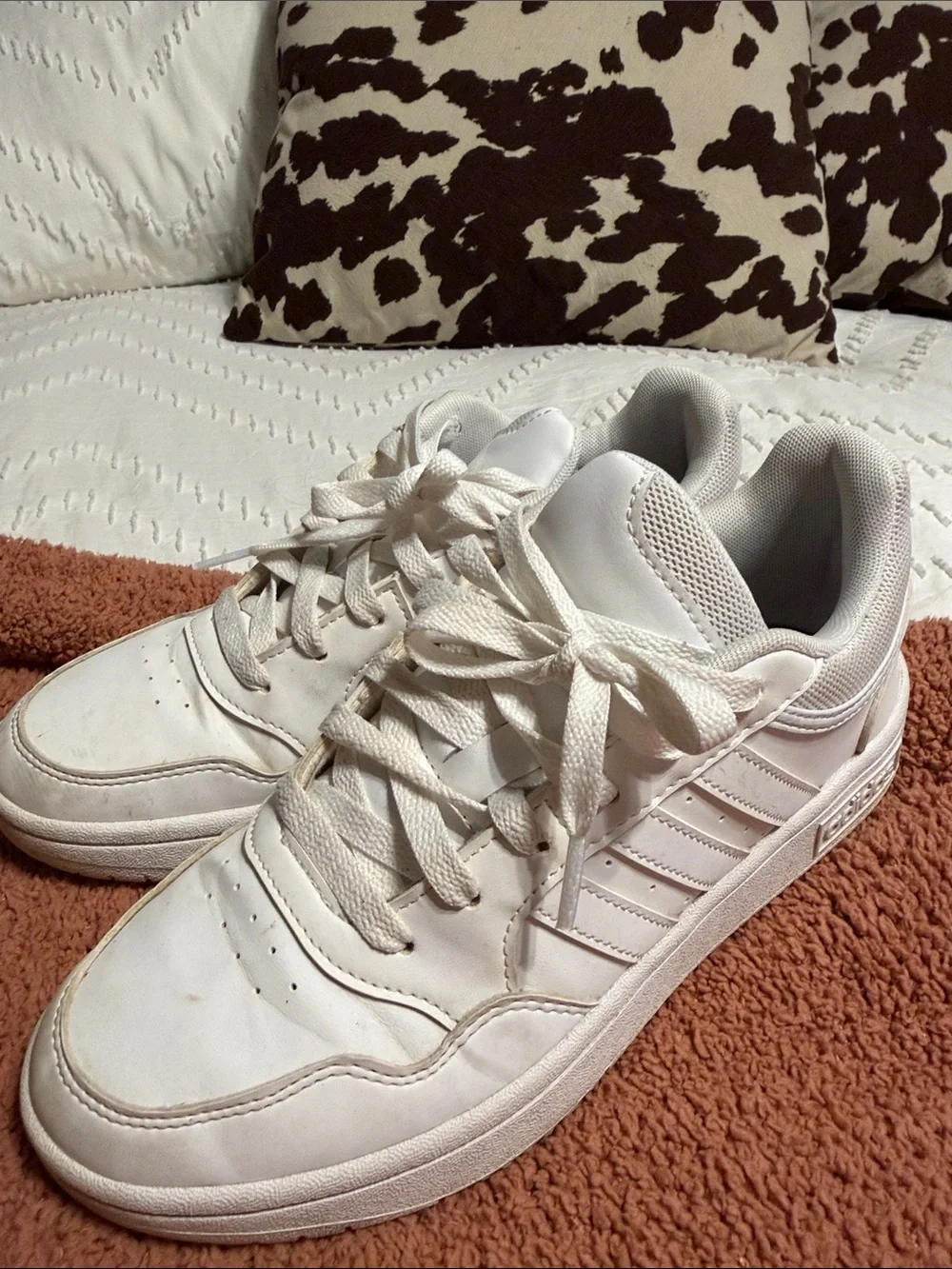 adidas Kids Off-White Low-Top Sneakers